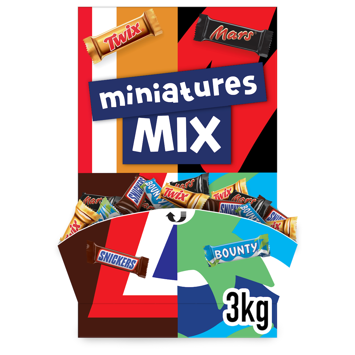 MINIATURES MIX BOUCHÉES - TUBO  DISTRIBUTEUR 3KG