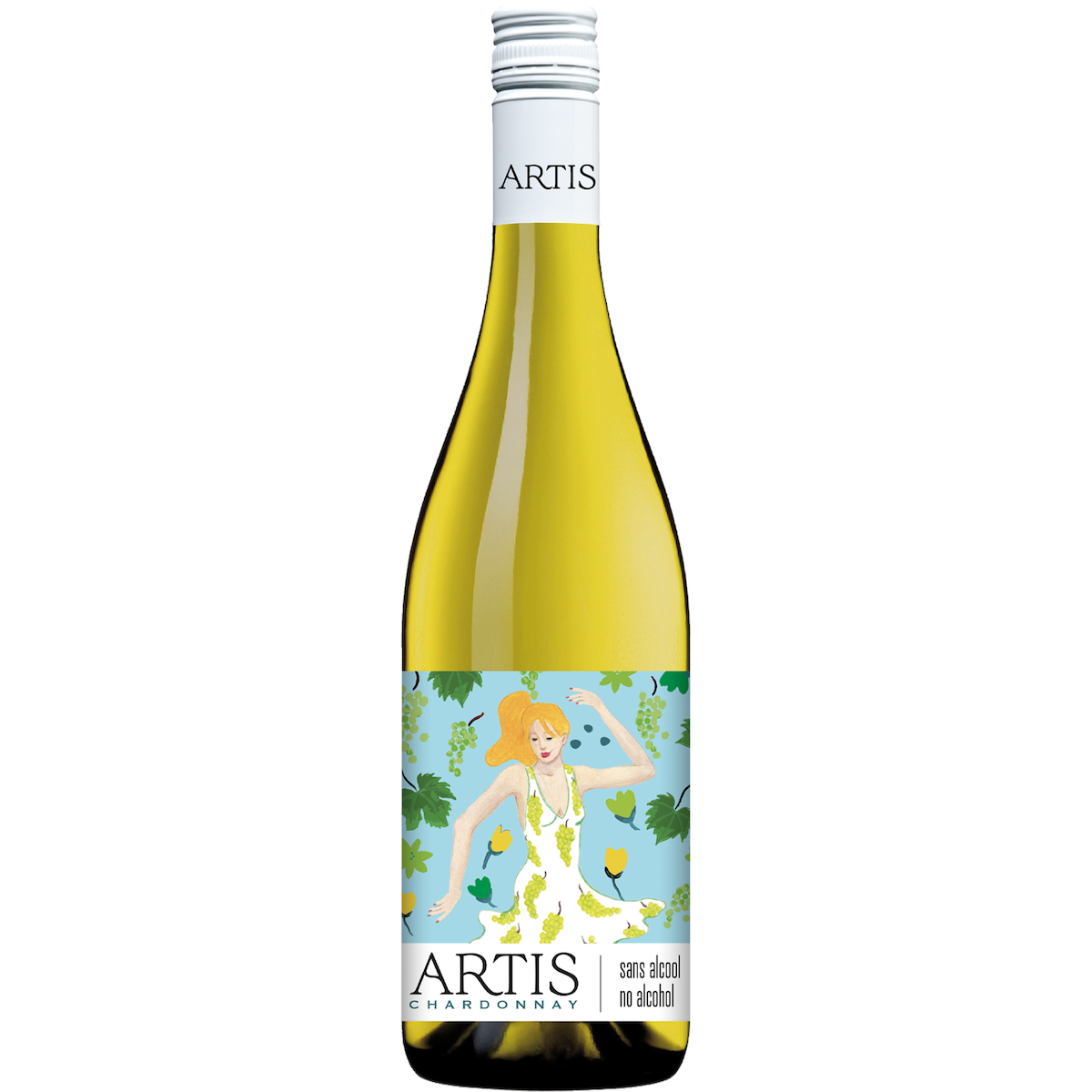 VIN DESALCOOLISE CHARDONNAY BLANC  75CL