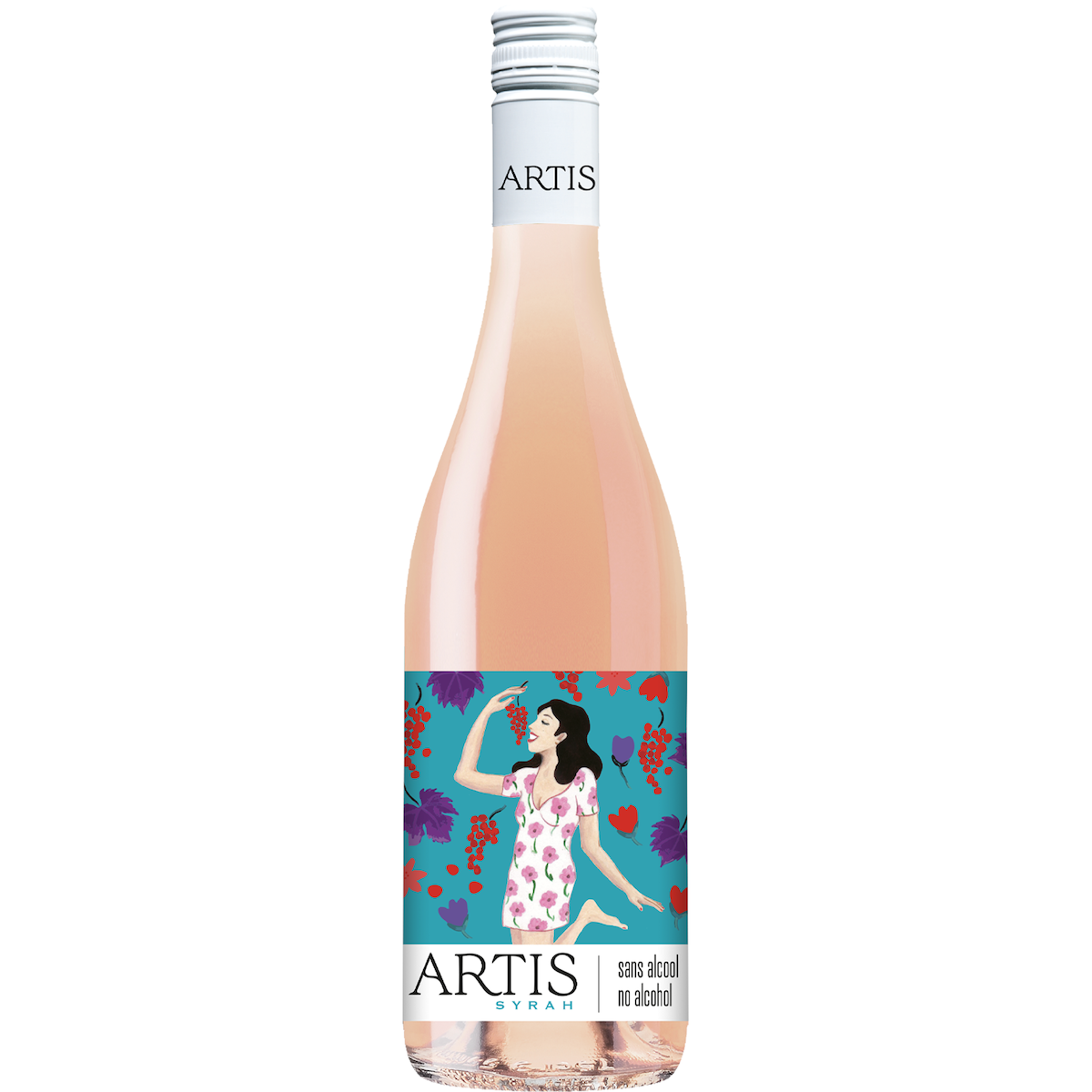 VIN DESALCOOLISE SYRAH ROSE  75CL