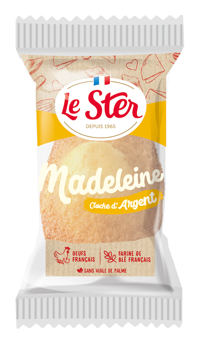 MADELEINE COQ NATURE CLOCHE D'ARGENT DE 25G  CARTON DE 130