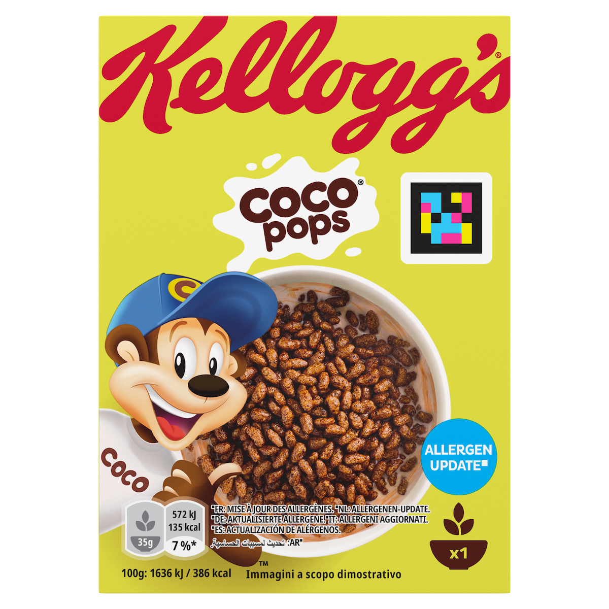 COCO POPS CHOCO KRISPIES 35G CRT X40