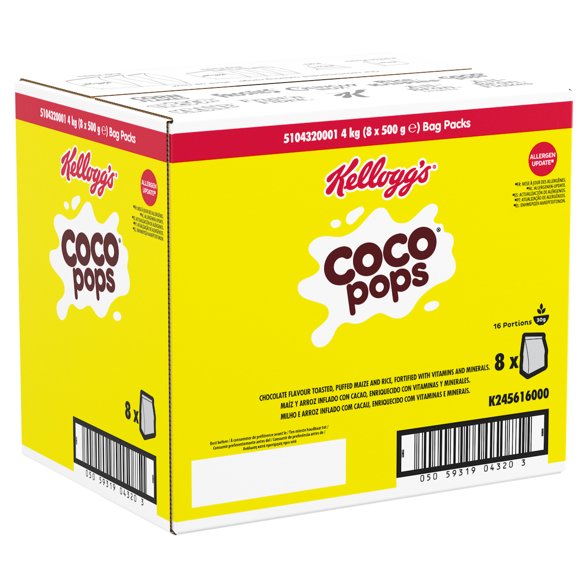 COCO POPS - 8X500G - CRT 4KG