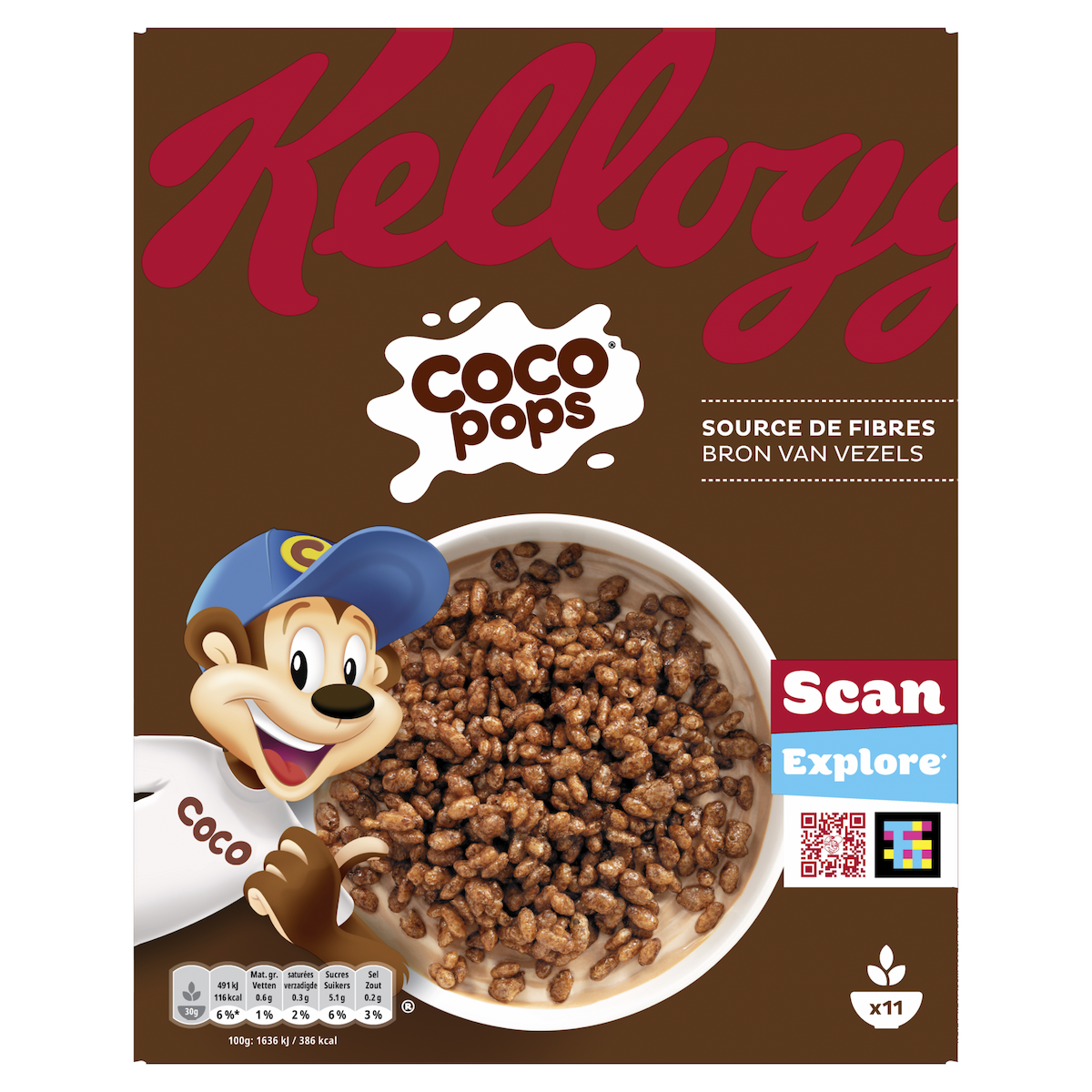 COCO POPS ORIGINAL 330G