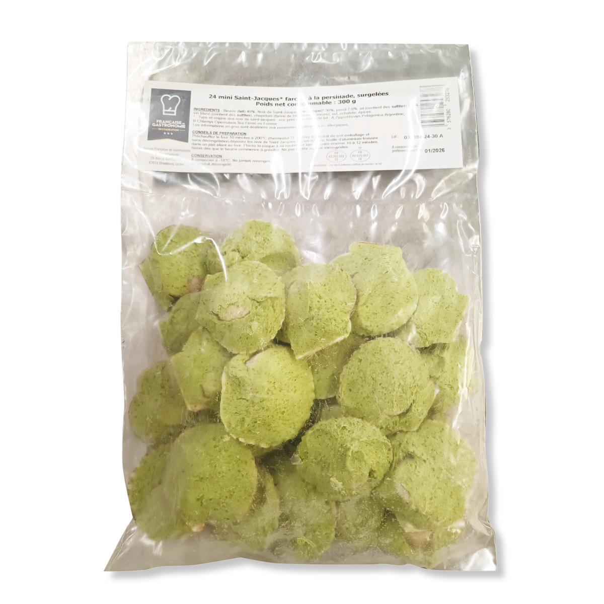 24 MINI ST JACQUES À LA PERSILLADE 300G SURG