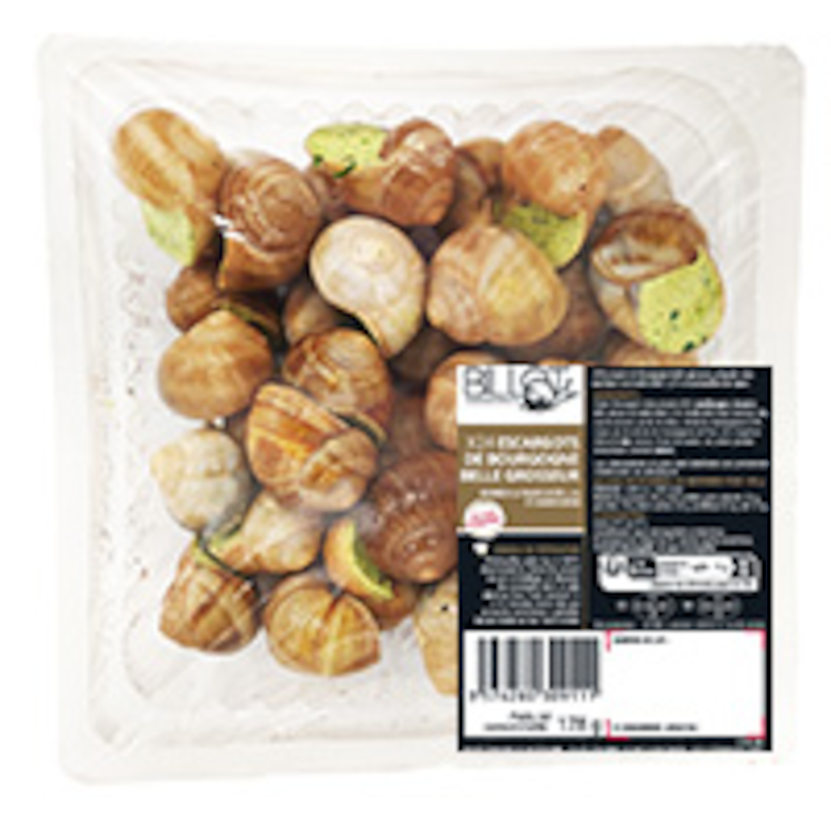 24 ESCARGOTS DE BOURGOGNE BELLE GROSSEUR BEURRE TRUFFE 178G FRAIS
