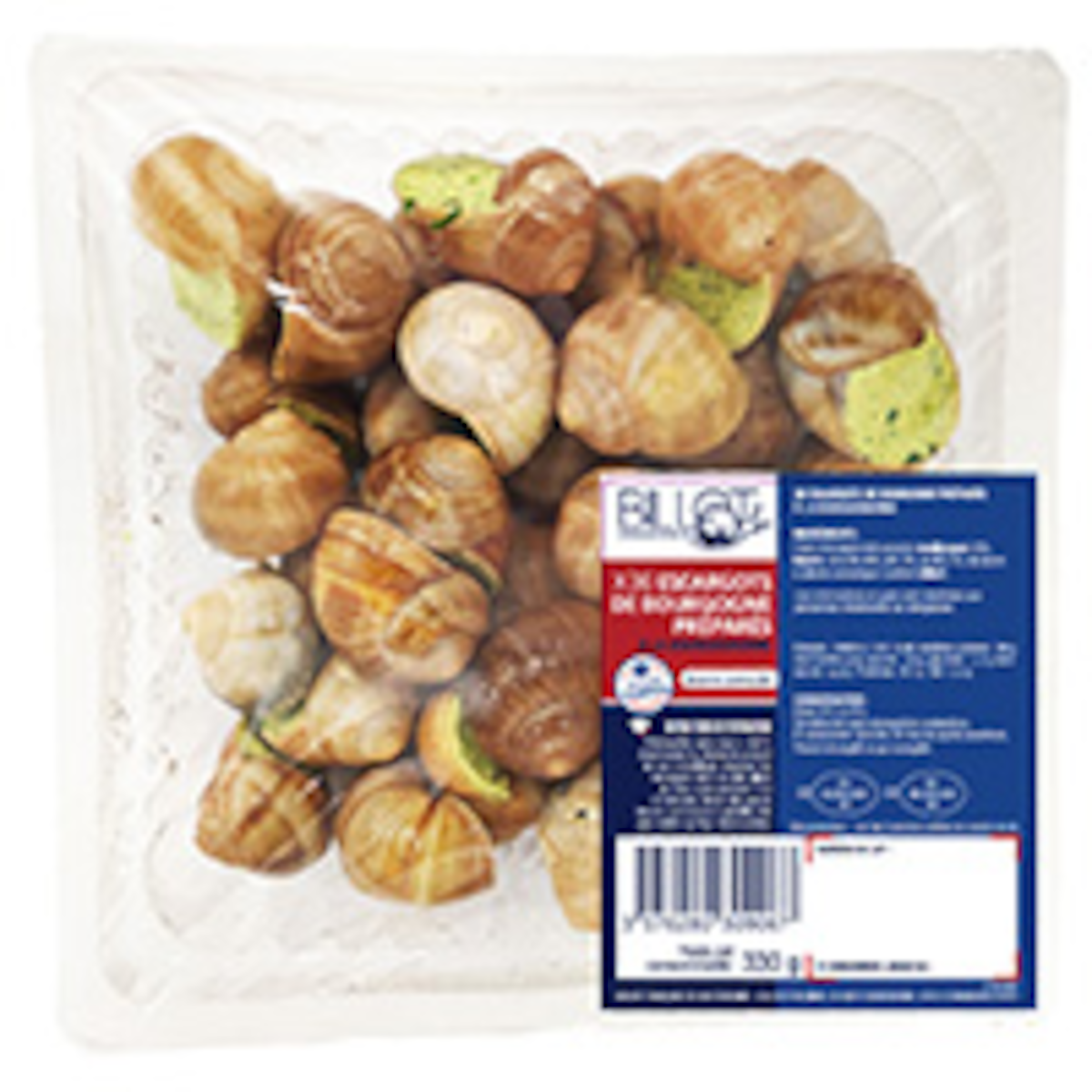 36 ESCARGOTS DE BOURGOGNE N°9 FARCE QUALITE SUPERIEURE 330G FRAIS