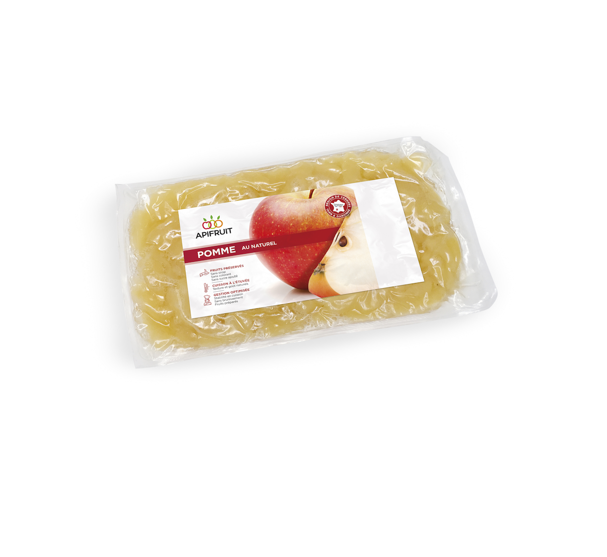 POMME HVE EN QUARTIER 1,5KG FRAIS