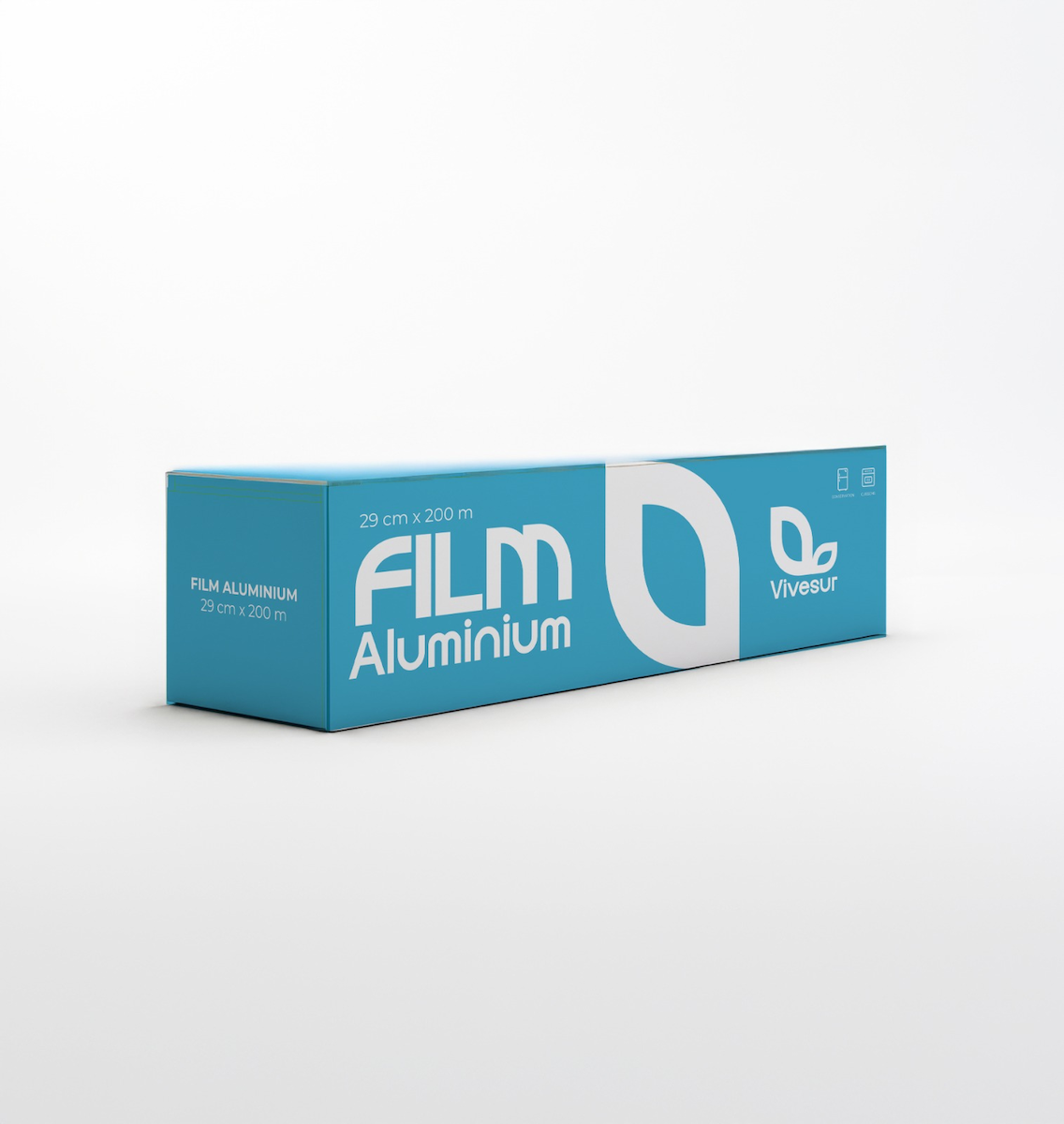 FILM ALUMINIUM BOITE DISTRI + LAME 200MX29CM