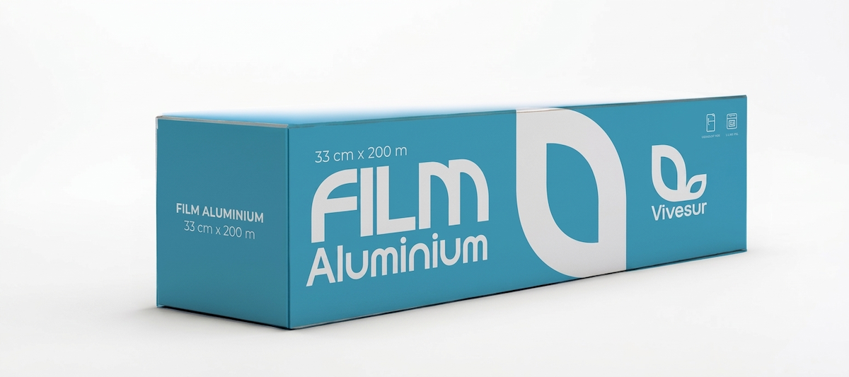 FILM ALUMINIUM BOITE DISTRI + LAME 200MX33CM