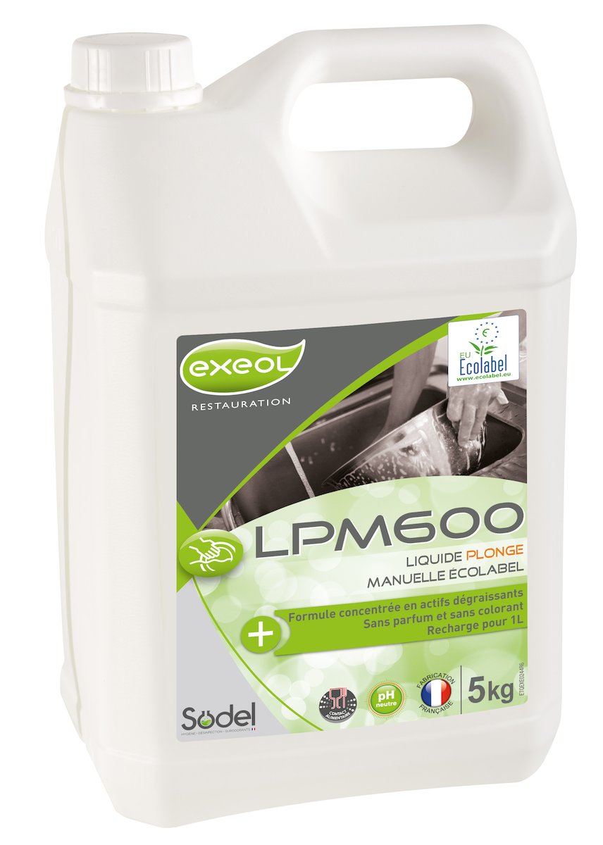 LIQUIDE PLONGE MANUELLE ECOLABEL BIDON 5 KG