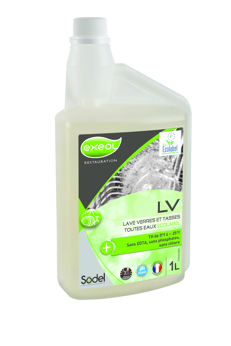 LAVE VERRES ECOLABEL FLACON DOSEUR 1L