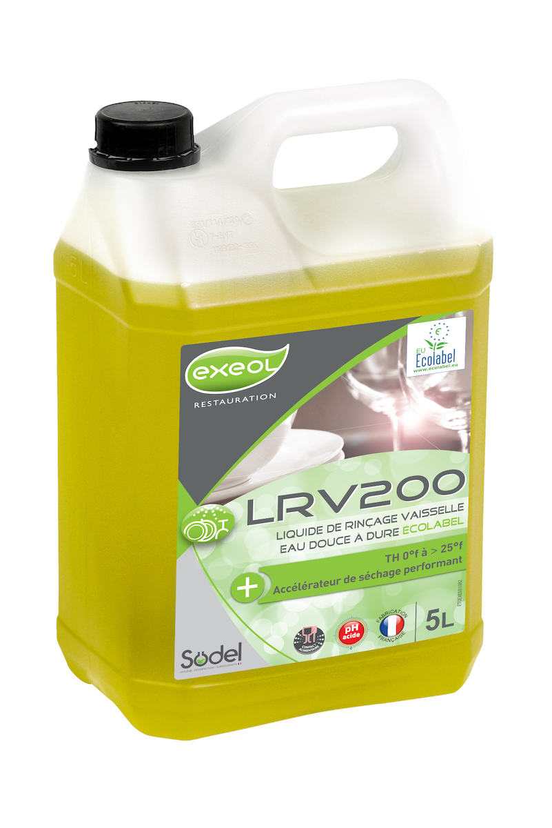 LIQUIDE RINCAGE VAISSELLE EAU DURE ECOLABEL BIDON 5L
