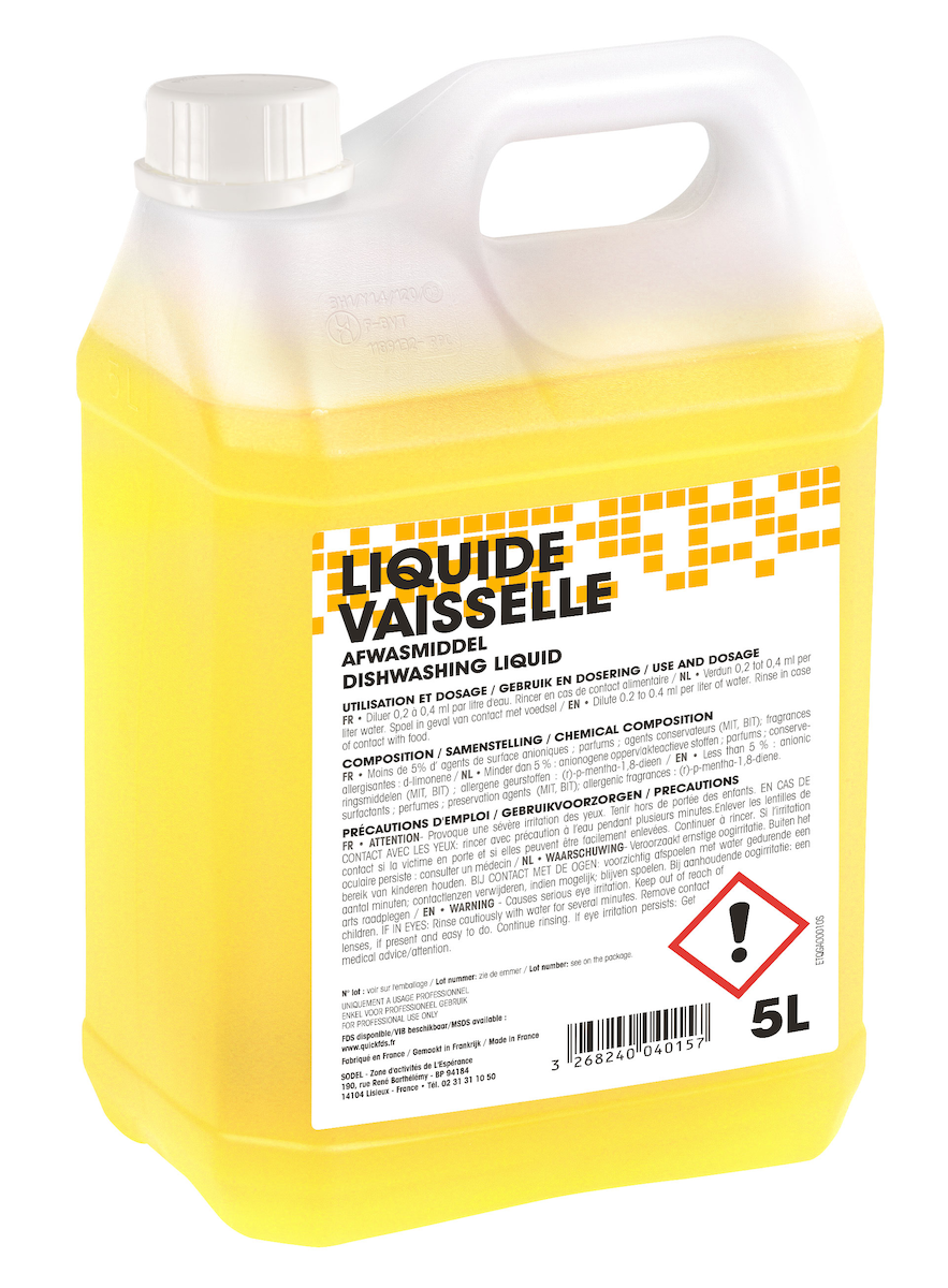 LIQUIDE PLONGE MANUELLE BIDON 5L